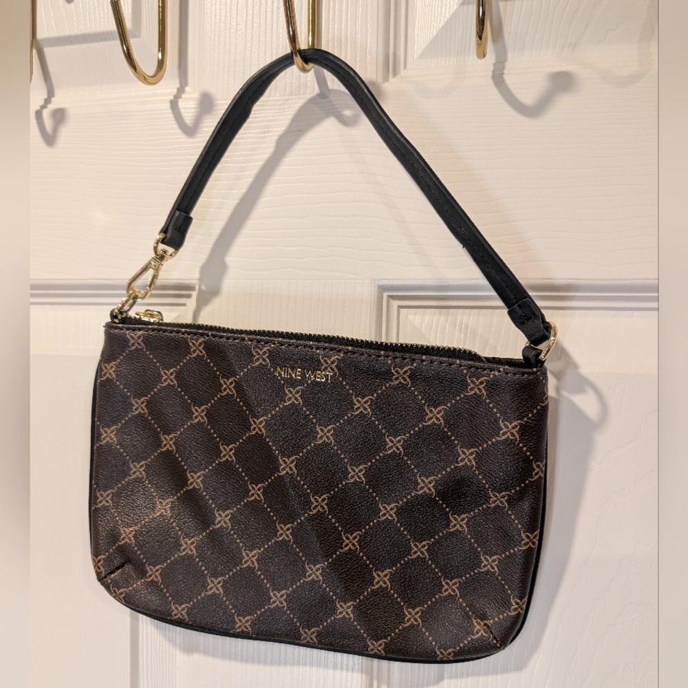 Nine West Brown Wristlet